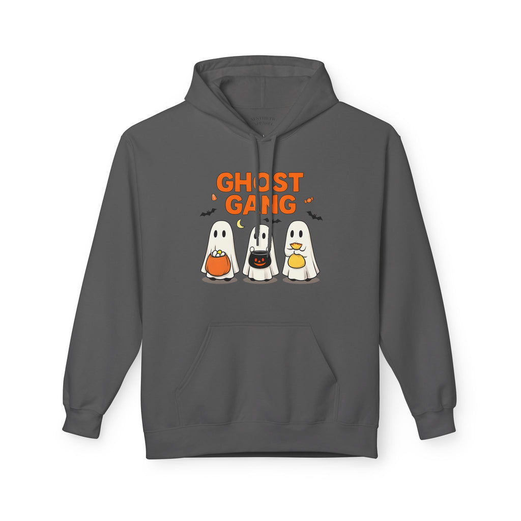 Ghost Gang Fleece Hoodie, Cozy Halloween Apparel