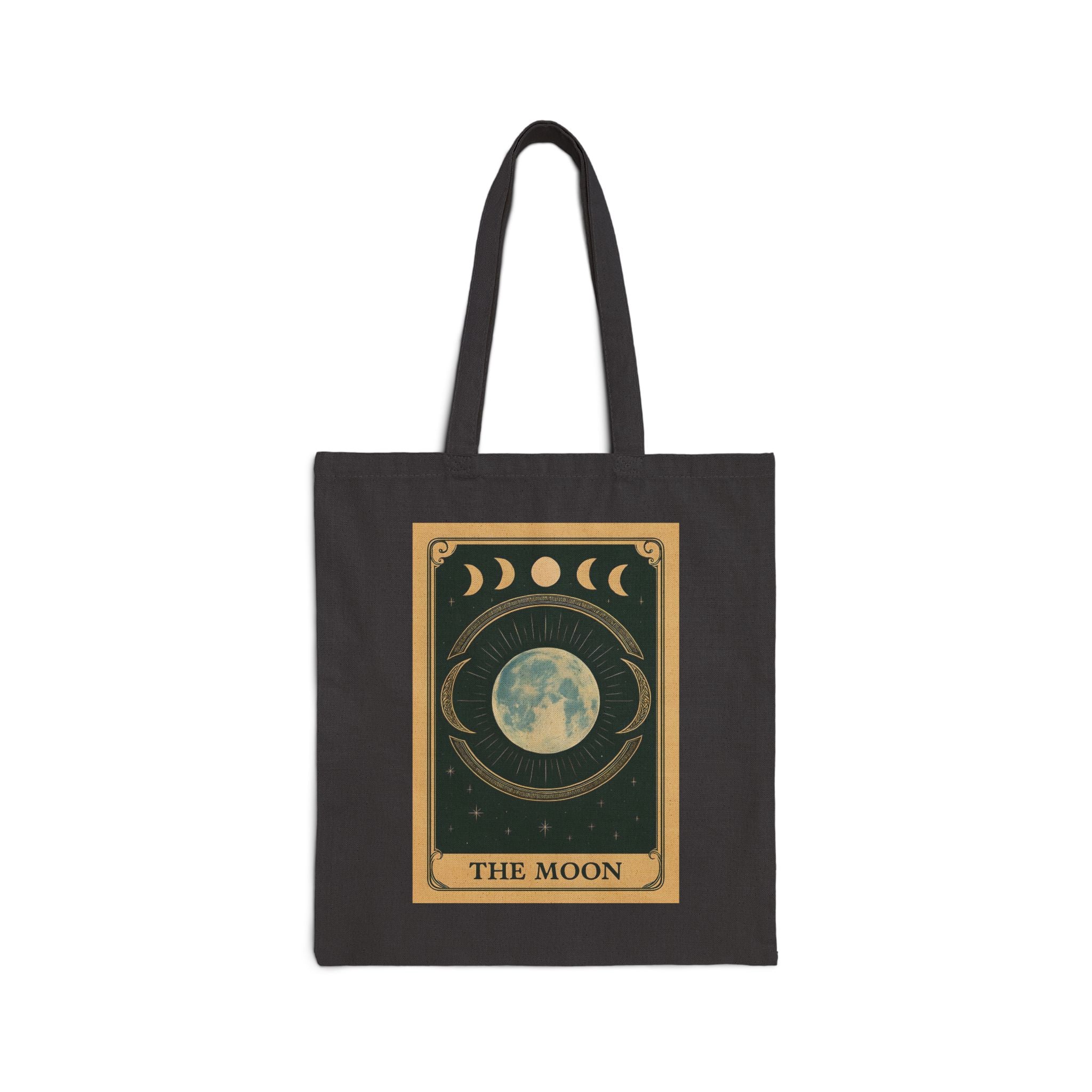 The Moon Tarot - Cotton Canvas Tote Bag